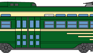 1040 Magnet • SF Muni, 1950s