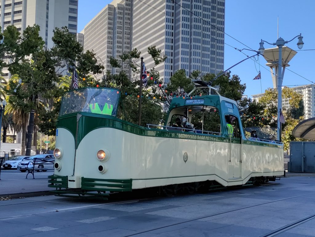 Boat tram on the waterfront for Fleet Week