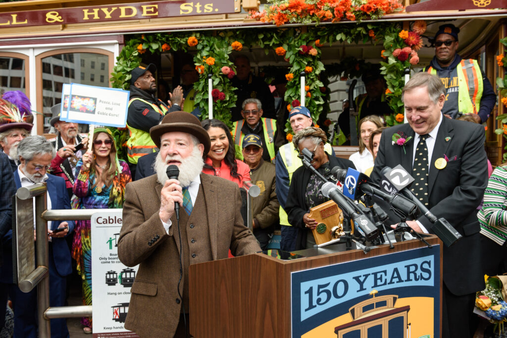 Great 150th cable car celebration!