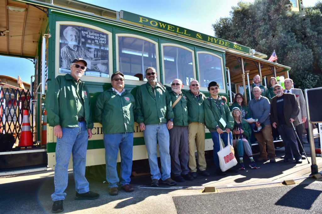 75th anniversary celebration of saving the cable cars proves a real bell-ringer