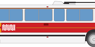 5300 Magnet • SF Muni Flyer Trolley Coach (1976)