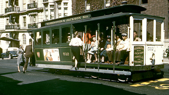 60-2k WJ car 512 on Powell at California, 1944, WCW sm copy 2