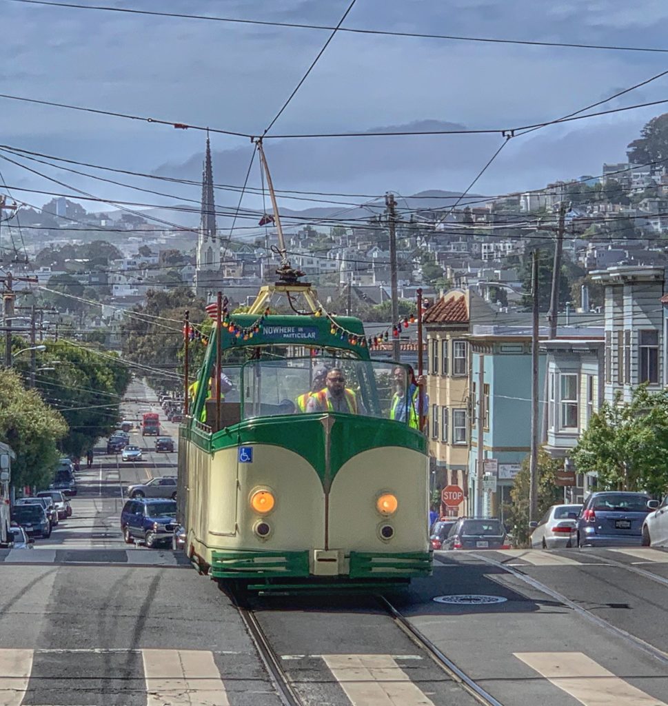 Boat Tram About to Land
