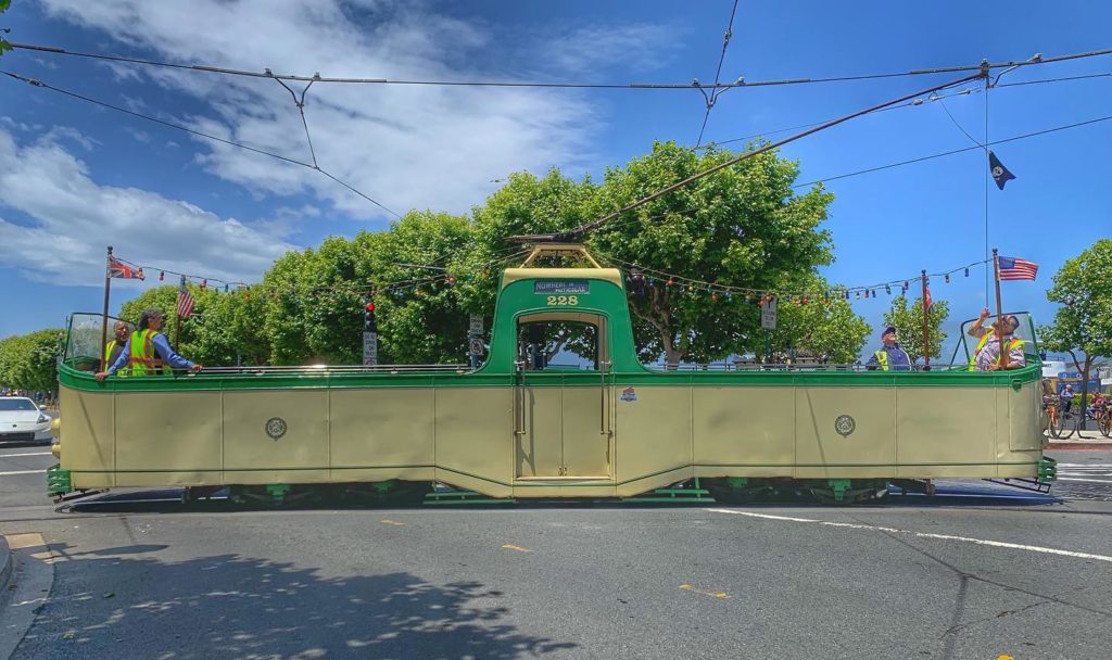 Boat Tram About to Land