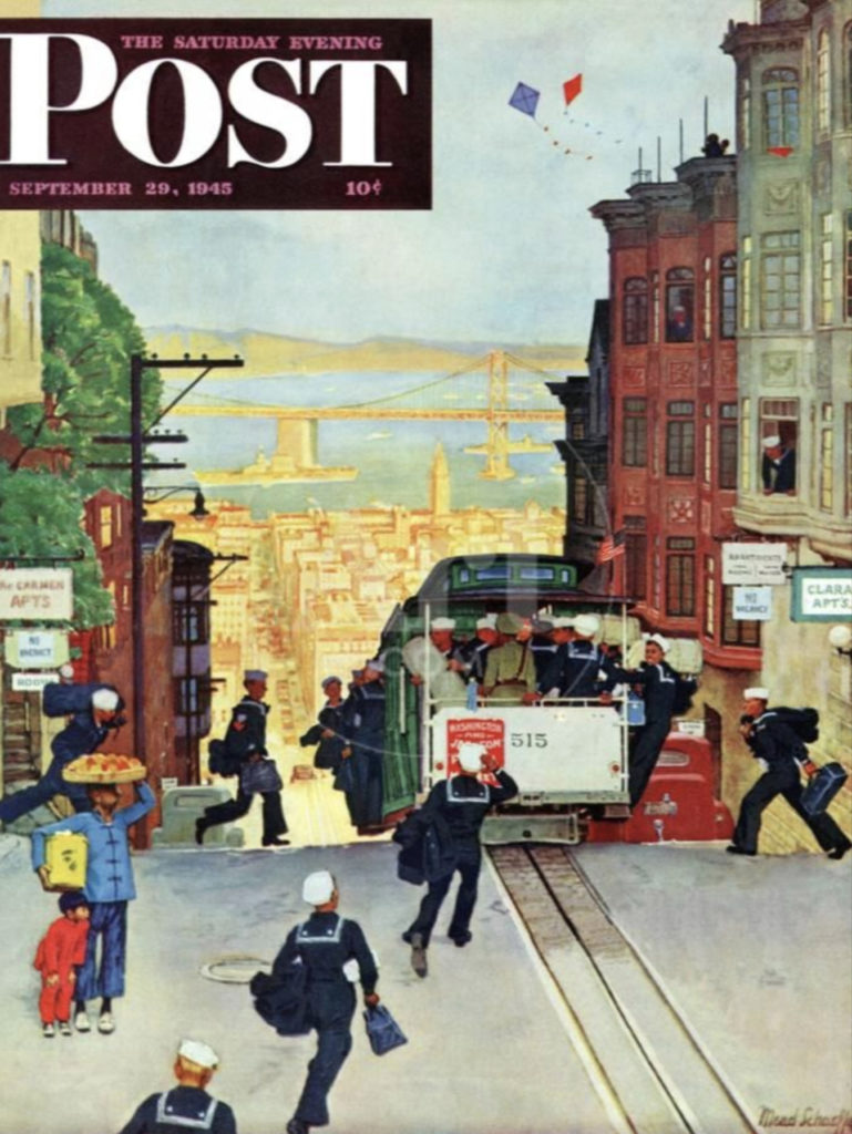 1947: Cable car war