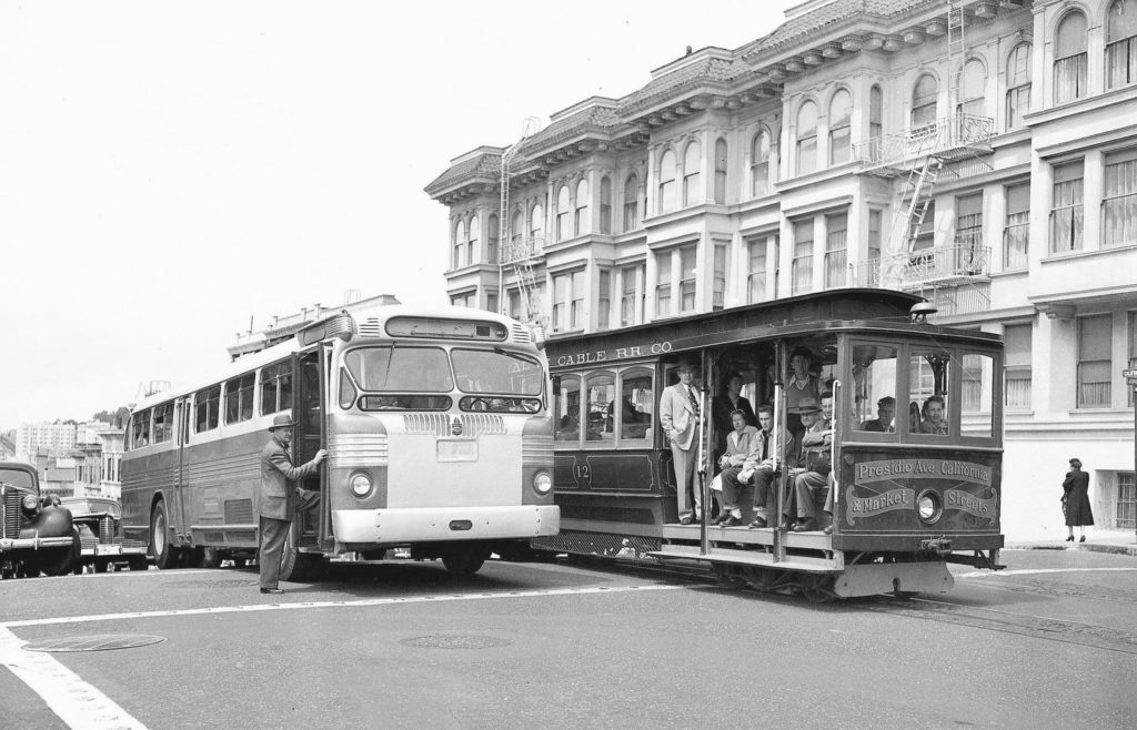 1947: Cable car war