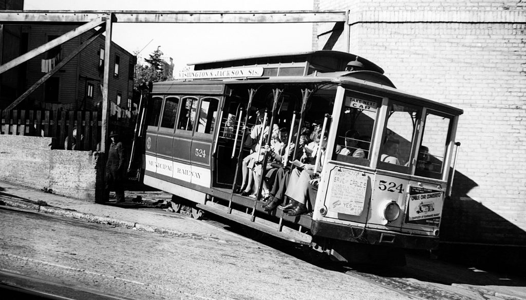 1947: Cable car war