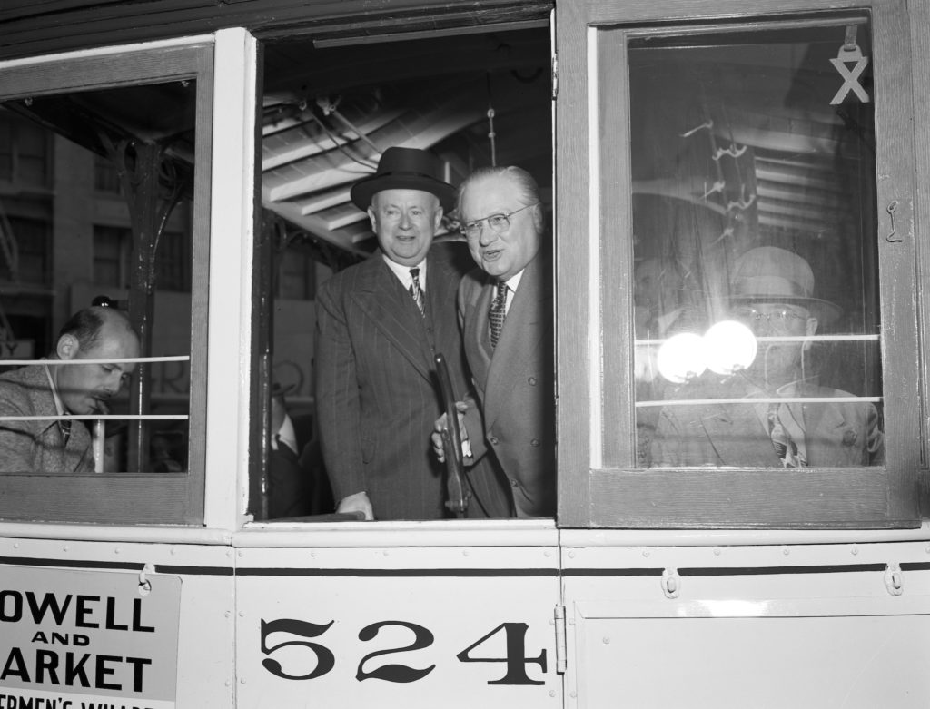 1947: Cable car war
