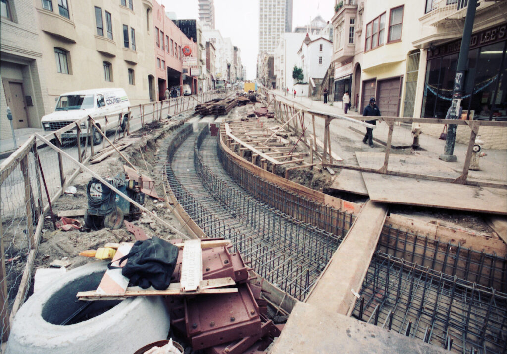 Rebuilding the cable car system, 1982-84