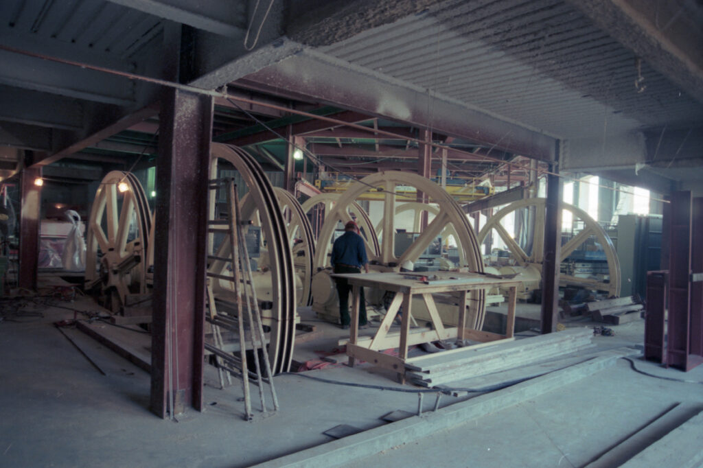 Rebuilding the cable car system, 1982-84