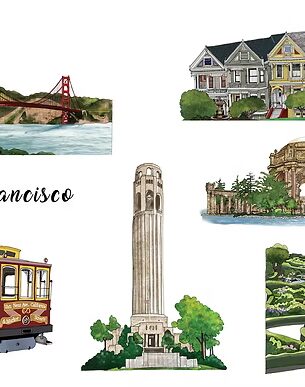 San Francisco Sticker Sheet