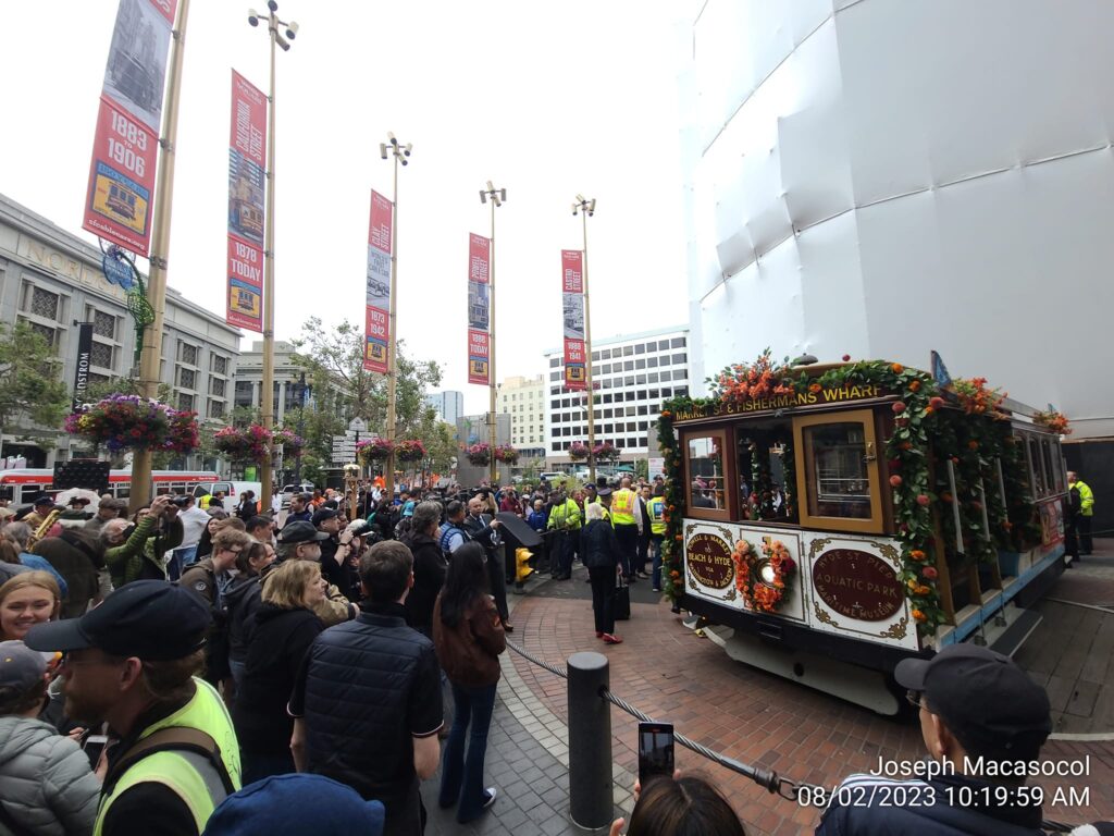 Great 150th cable car celebration!