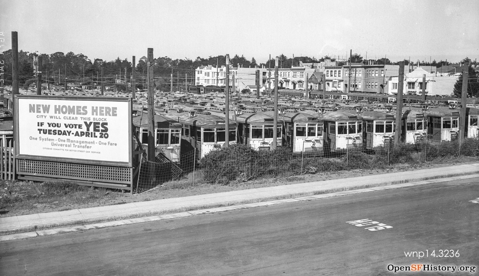 Streetcars in the Sunset