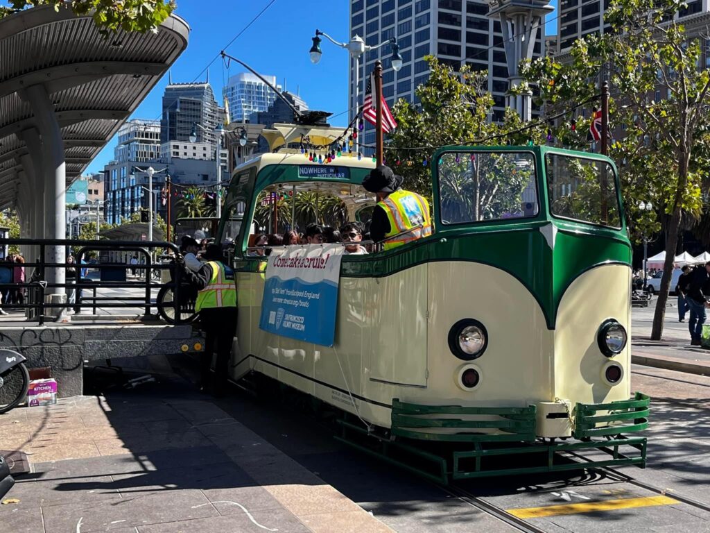 Boat Tram sails most Fridays/Saturdays thru Oct. 11