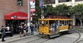 1896 streetcar at the San Francisco Railway Museum during Muni Heritage Weekend 2025