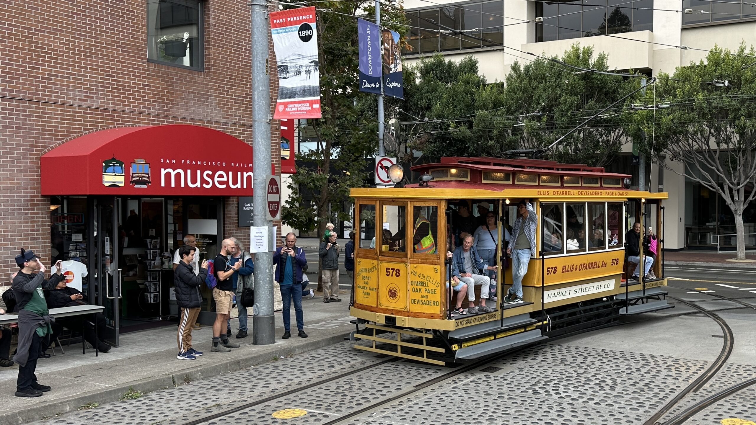 1896 streetcar at the San Francisco Railway Museum during Muni Heritage Weekend 2025