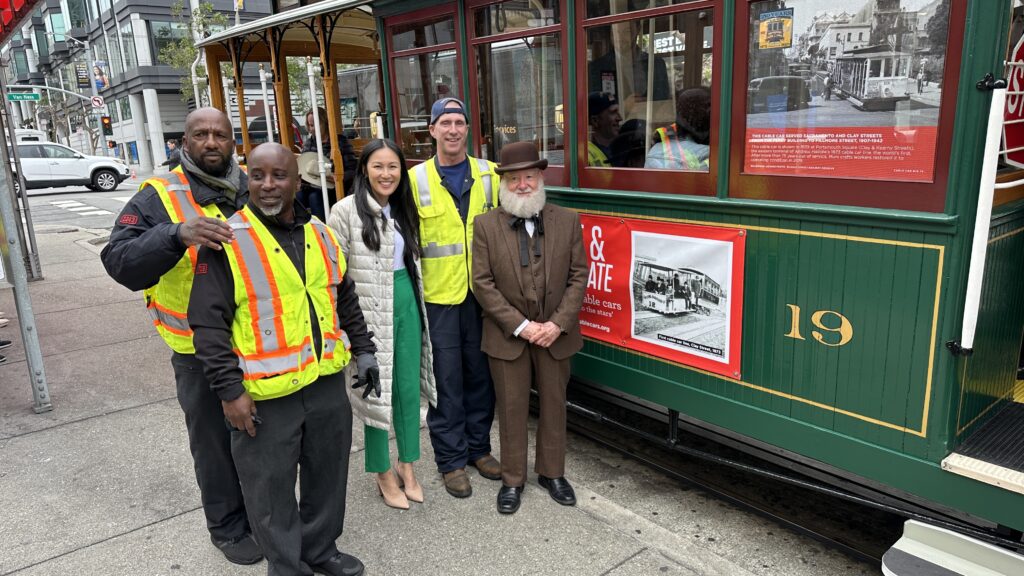 Time-travel kickoff for 150 Years of Cable Cars