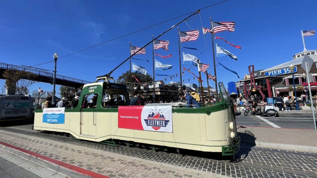 Boat tram, 'Swiss Navy' sailing for Fleet Week