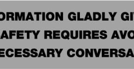 Information Gladly Given Magnet