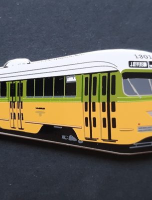 Lapel Pin Los Angeles (NCL) PCC 1301 (SF Muni 1080)