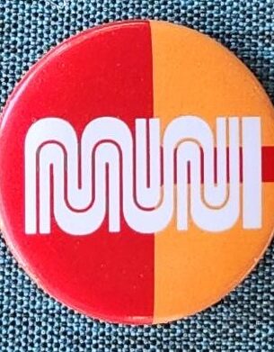 Muni "Worm" Landor Pinback Button