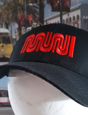 SF Municipal Railway Muni "Worm" Logo Cap