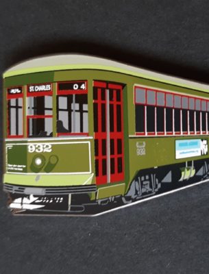 Lapel Pin New Orleans Streetcar 932 (SF Muni 913 & 952)