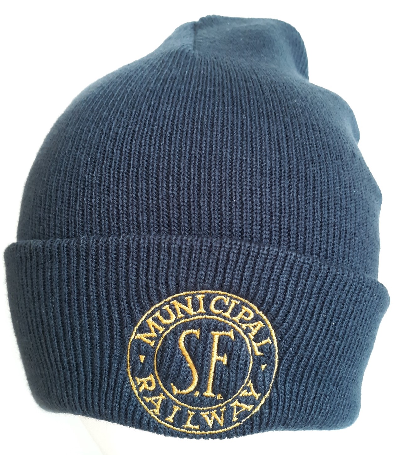 SF Municipal Railway Muni Worm Logo Beanie (Watch Cap) - Market Street  Railway