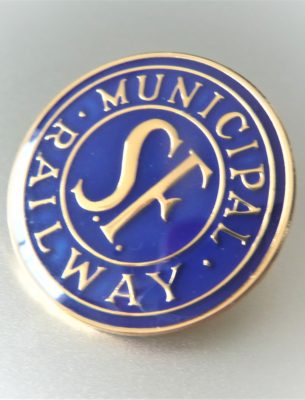 San Francisco Muni Railway "O'Shaughnessy" Lapel Pin
