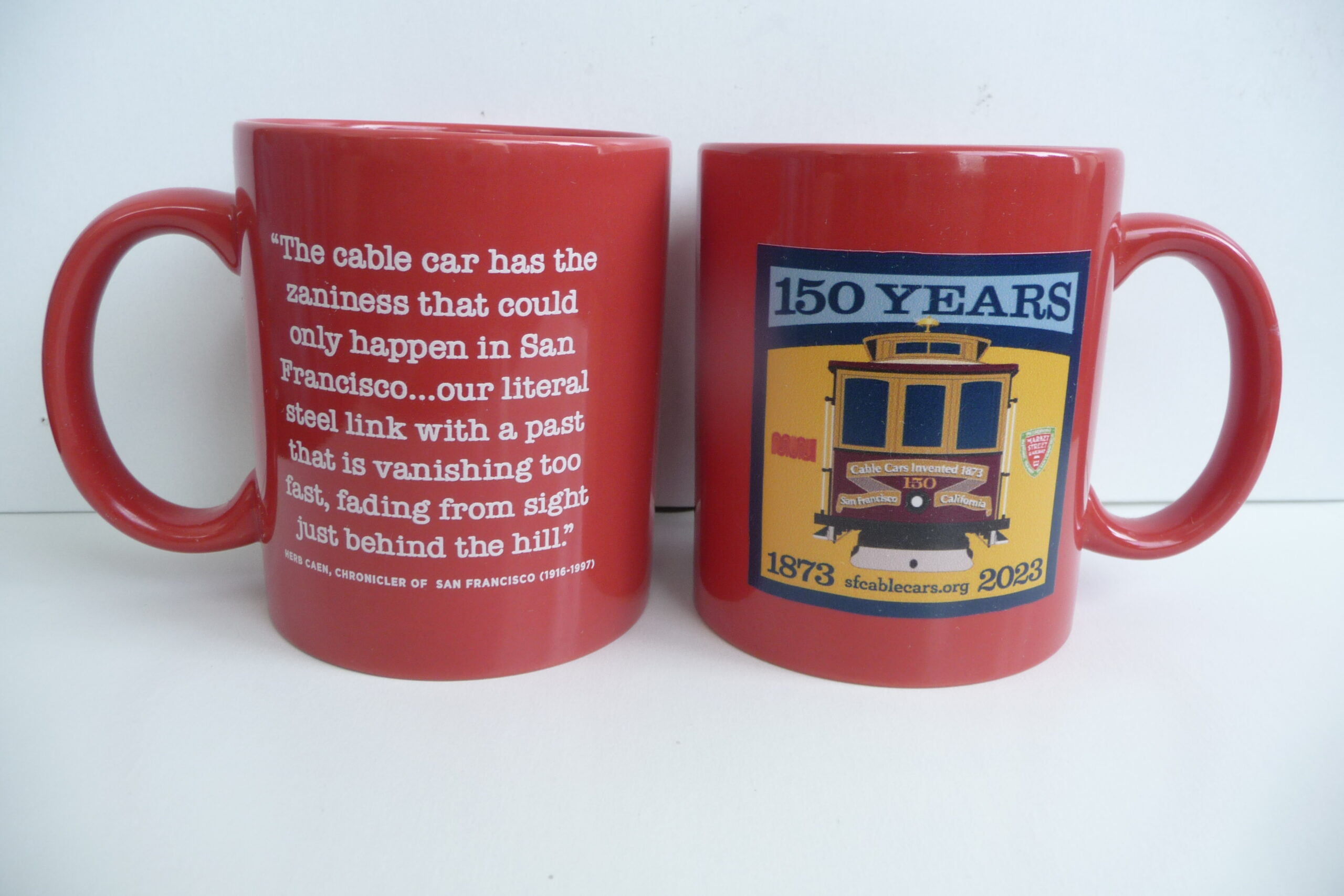 Cable Car 150th Mug - Market Street Railway