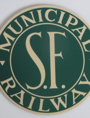 Mousepad, SF Muni "O'Shaughnessy" Logo in Green & Cream