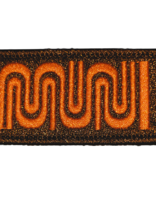 San Francisco Muni Landor Orange "Worm" Patch