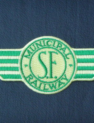 S.F. Municipal Railway "O'Shaughnessy with Wings" Patch