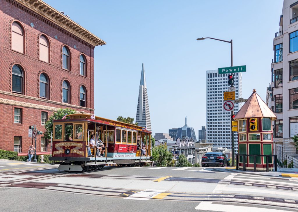 The cable car tower
