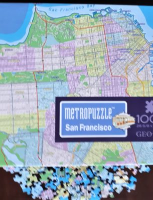 San Francisco Street Map 1,000-piece Puzzle