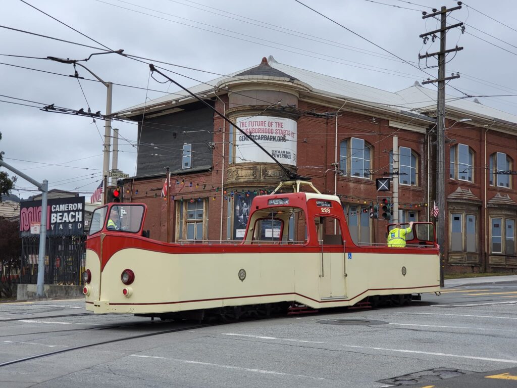 Why yes. Muni DOES have two boat trams