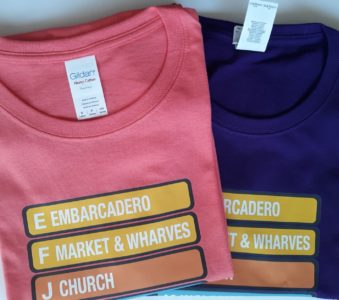 Ladies Scoop Neck Rollsign Tee