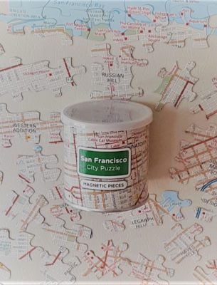 San Francisco Street Map 100-piece Magnetic Puzzle