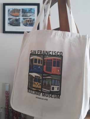 San Francisco Railway Museum Canvas Tote Bag