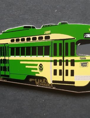 Lapel Pin SF Muni PCC 1033 (Muni 1040)