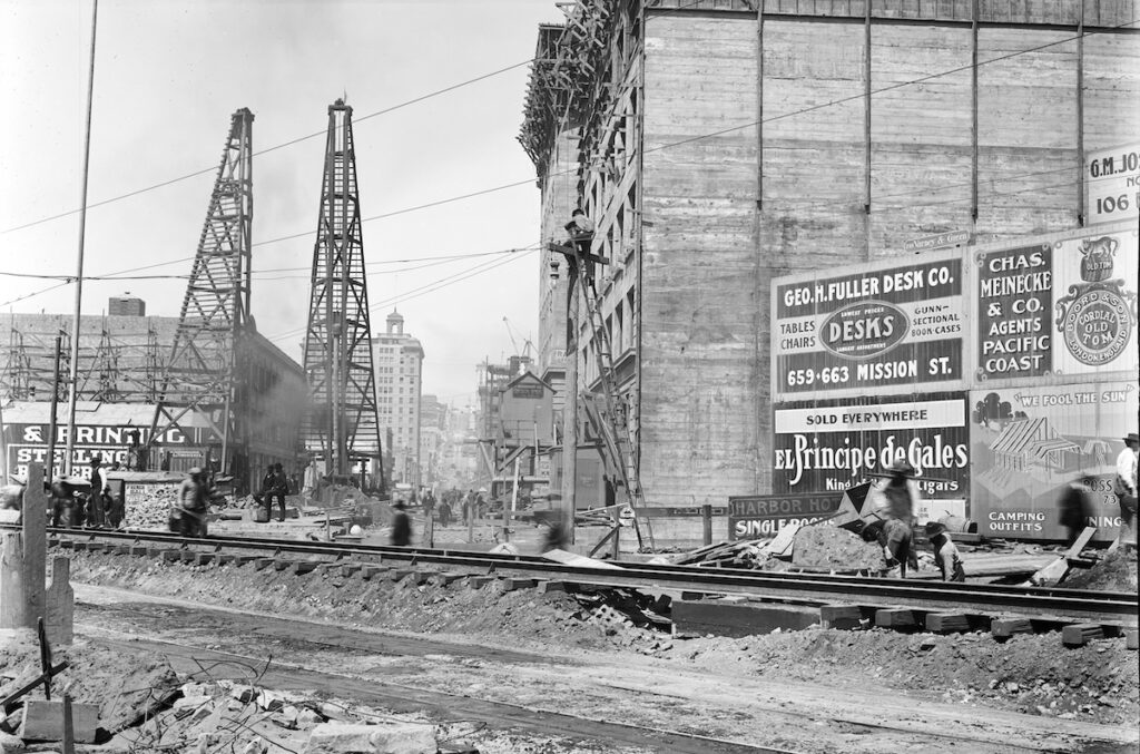 Market & California, now and then (and then, and then...)