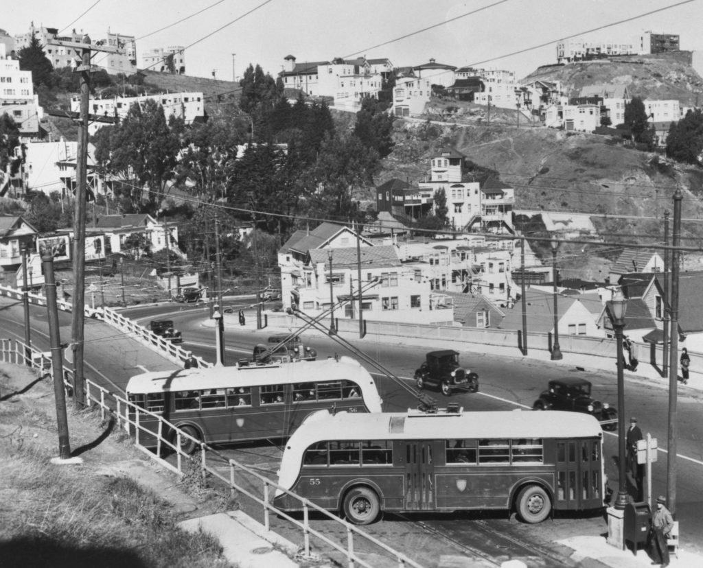 Vintage San Francisco Buses