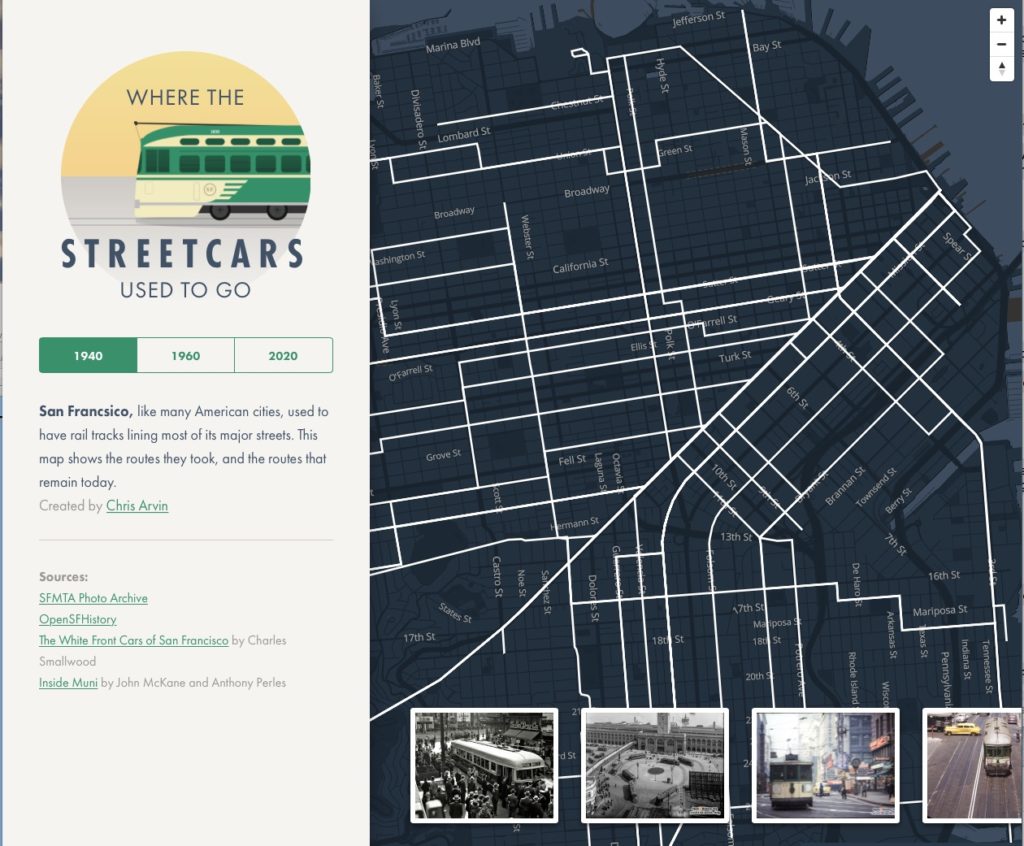 Where the streetcars used to go