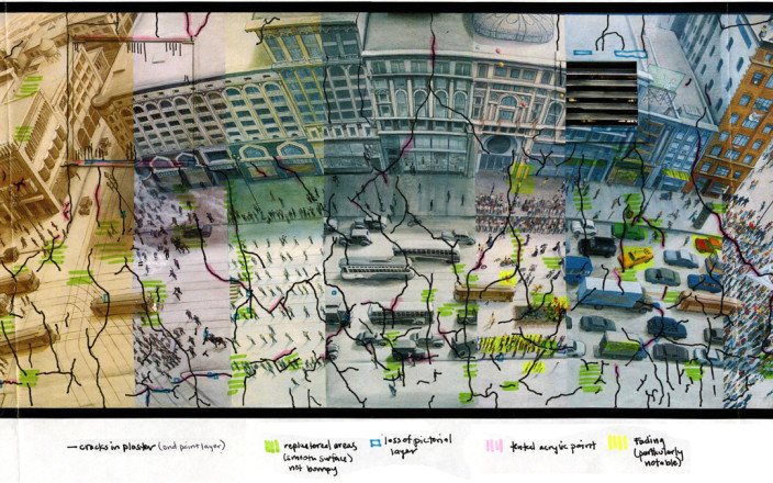 Help Preserve Mona Caron's Market Street Railway Mural