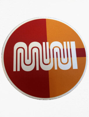 Mousepad, Retro Landor Muni Logo