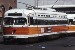 PCCs in poppy gold at Transbay Terminal