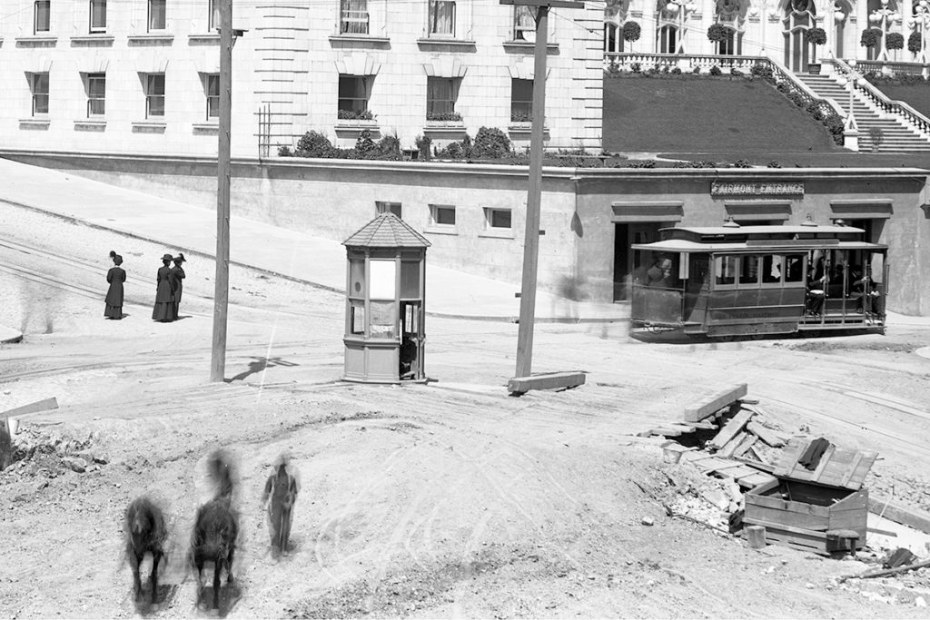 The cable car tower