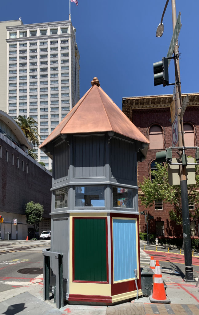 The cable car tower