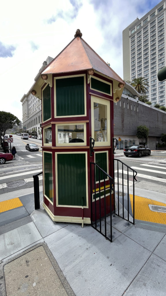 The cable car tower
