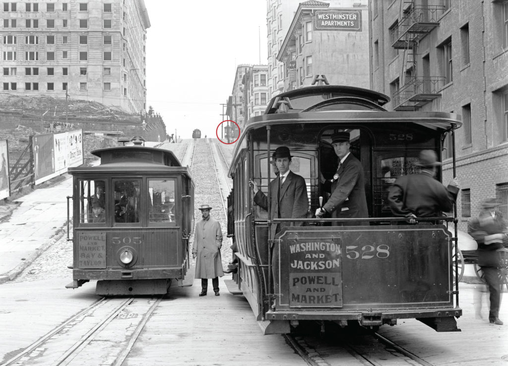 The cable car tower